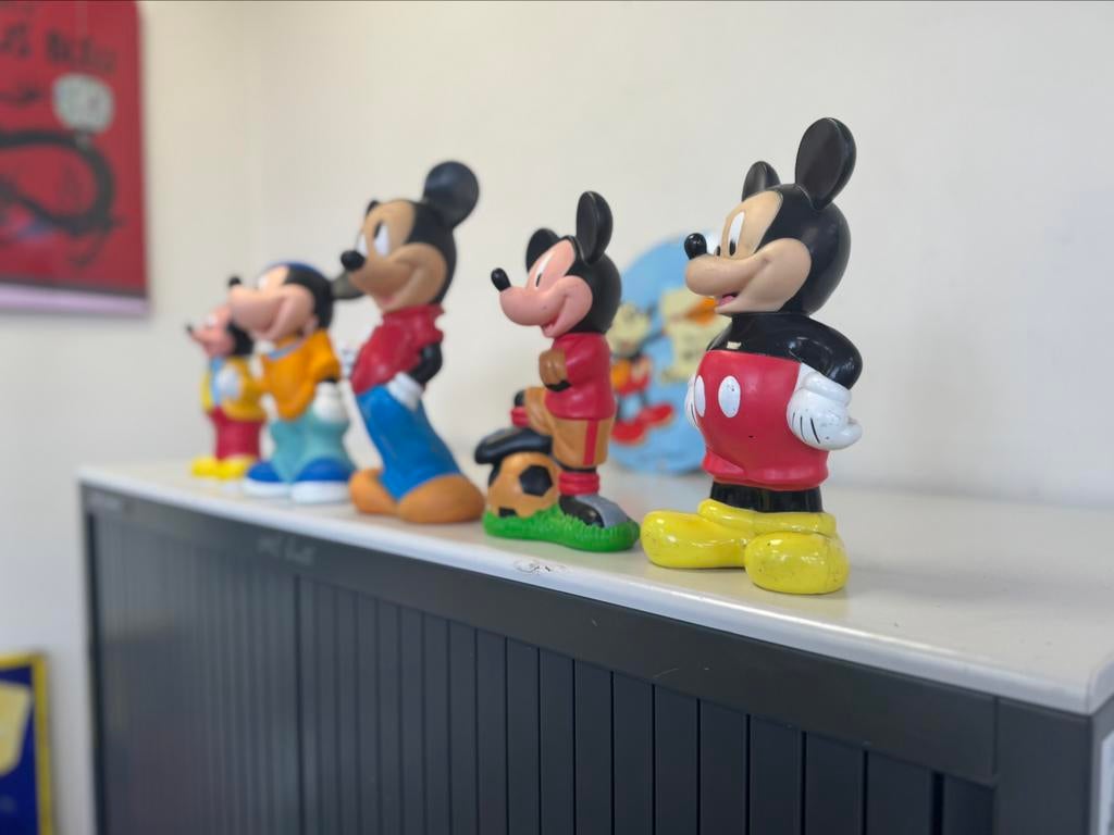 Disney Mickey Mouse beelden, Ophalen of Verzenden, Mickey Mouse, Gebruikt, Beeldje of Figuurtje