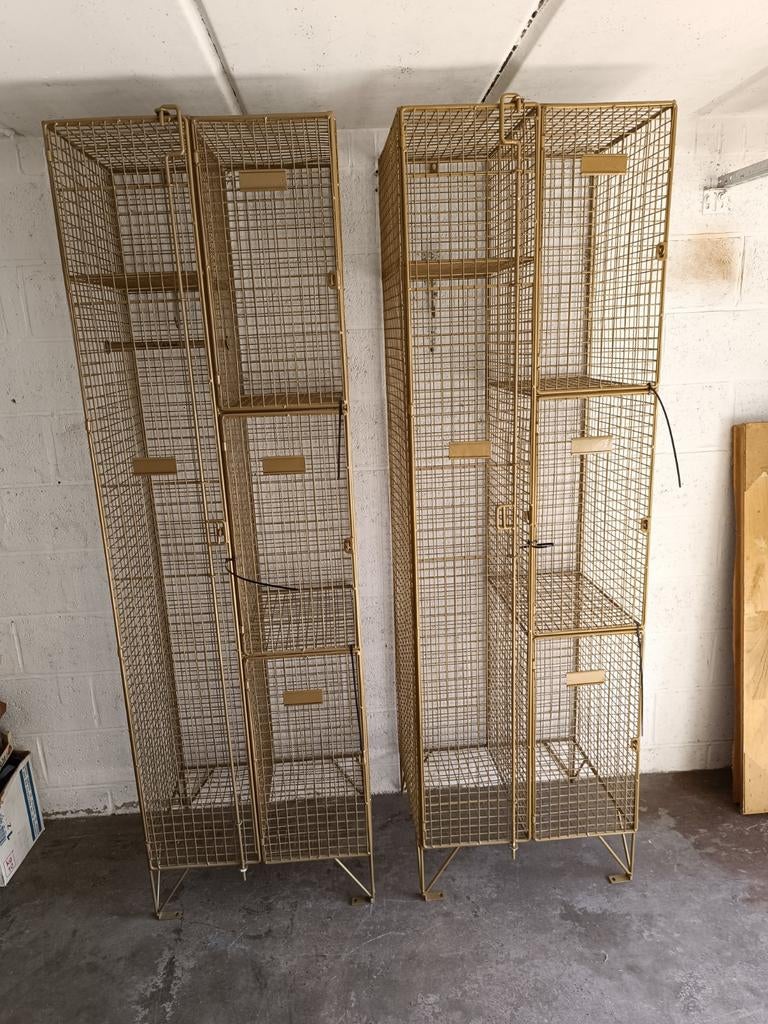 Vintage industriel armoire grillagée penderie dressing, Maison & Meubles, Accessoires pour la Maison | Paravents d'intérieur, Enlèvement ou Envoi