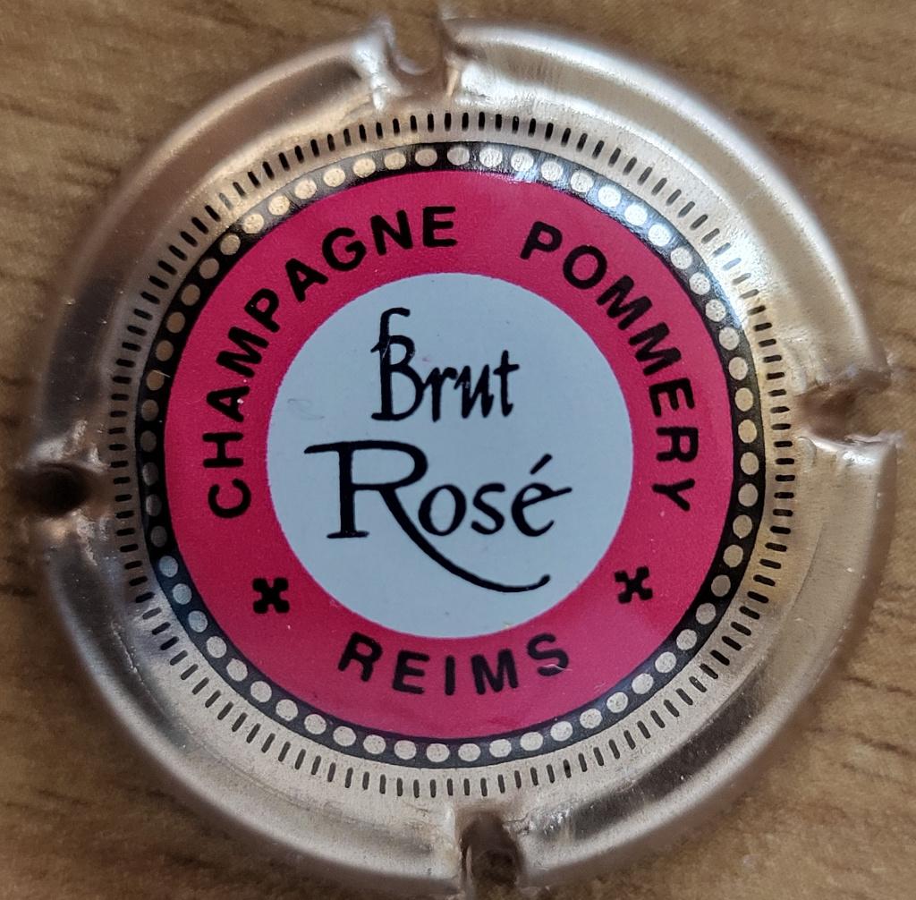 Capsule Champagne POMMERY rose & or pale nr.79, Ophalen of Verzenden, Nieuw, Frankrijk, Champagne