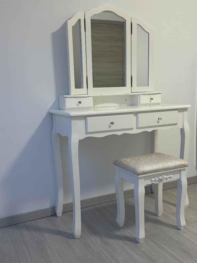 Coiffeuse style vintage, Maison & Meubles, Tables | Coiffeuses, Moins de 100 cm, Vintage, 100 à 150 cm, Enlèvement