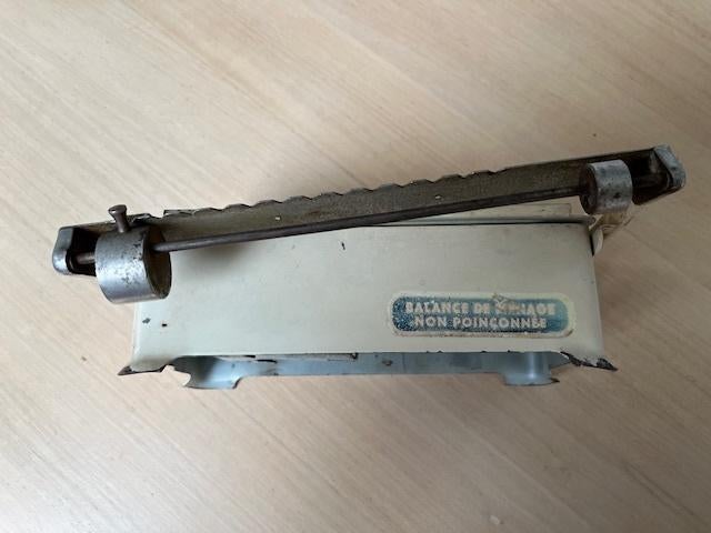Vintage keukenweegschaal, Enlèvement, Utilisé