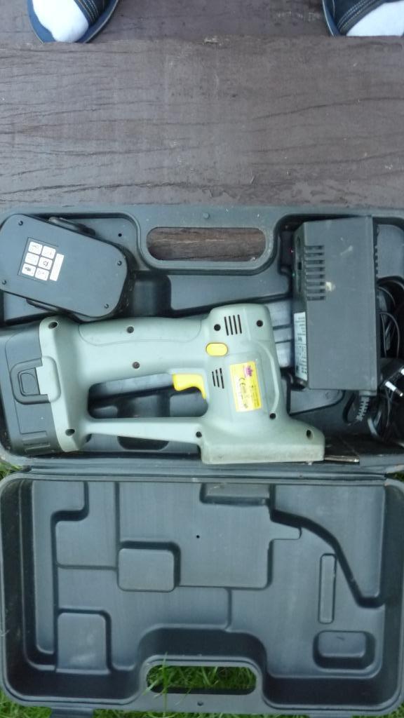 cisaille bordure taille haie sur batterie 18 volt TOP CRAFT, Jardin & Terrasse, Enlèvement ou Envoi, TOP CRAFT, Comme neuf, 10 à 30 cm