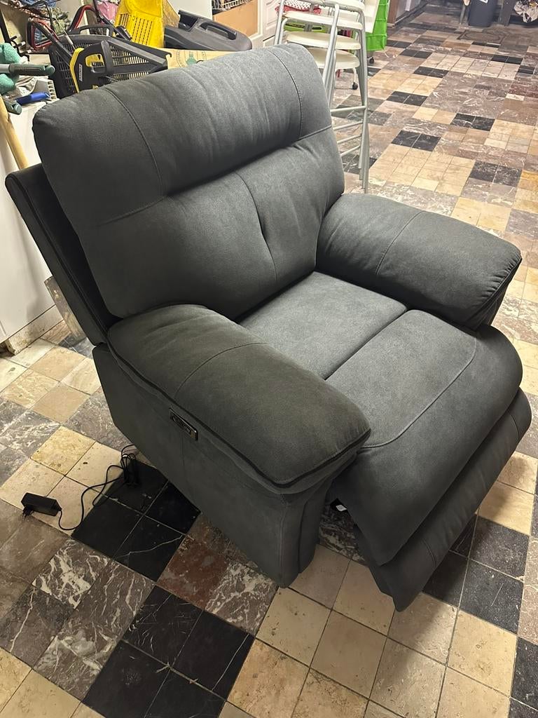 Fauteuil relax électrique 1 place large, Enlèvement, Neuf