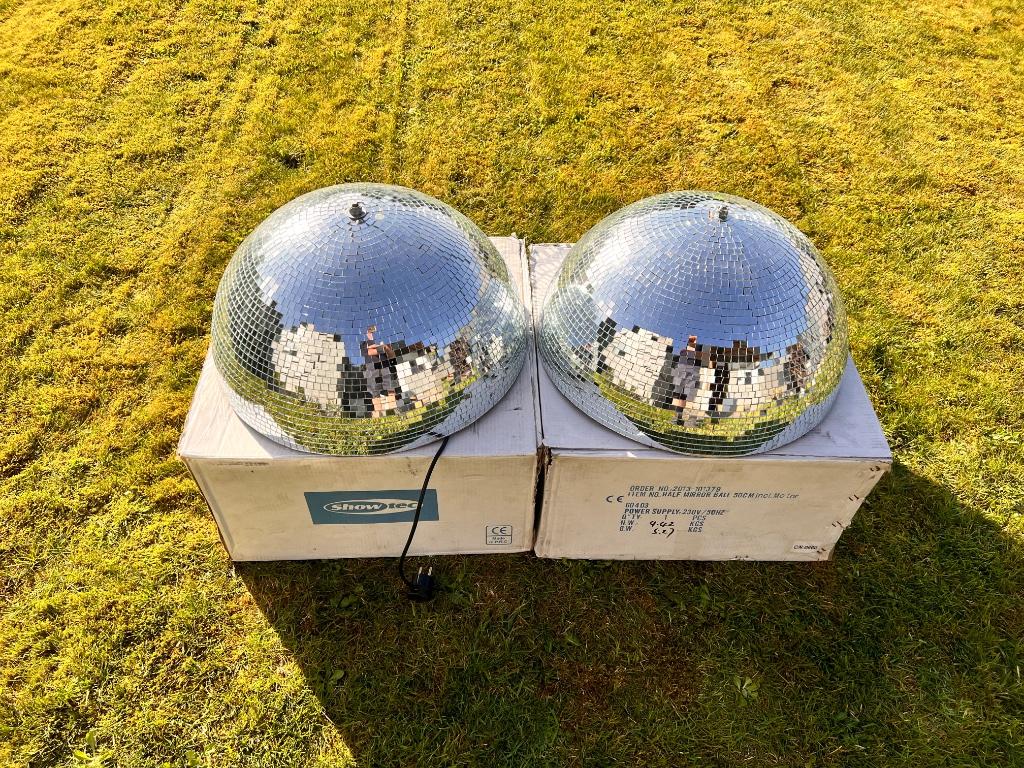 2x Demi boules à facettes, Enlèvement, Comme neuf, Boule à facettes