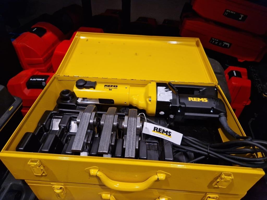 Sertisseuse rems + 3 mâchoire, Bricolage & Construction, Enlèvement, Comme neuf