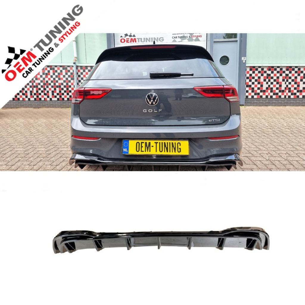 GOLF 8 Maxton look Diffuser | 2020- 2024 | Hoogglans zwart |, Auto-onderdelen, Carrosserie, Bumper, Volkswagen, Achter, Nieuw