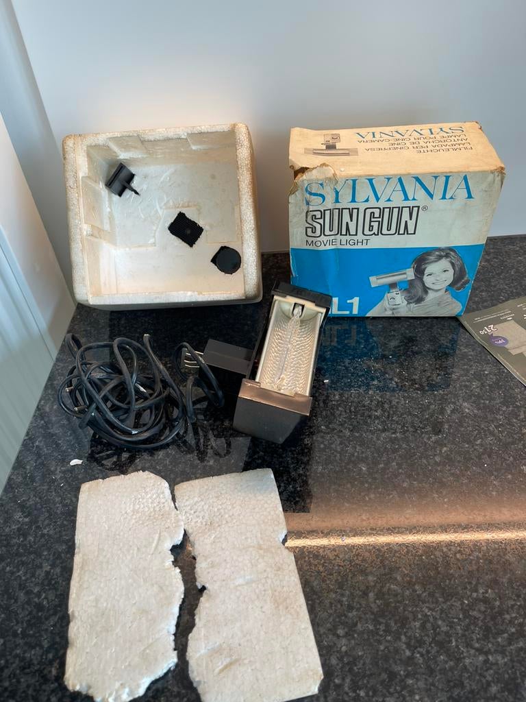 Sylvania Sun Gun Movie Light ML 1, Collections, Enlèvement ou Envoi