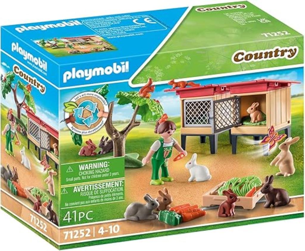 Playmobil Enfant avec cage et lapins LIVRAISON GRATUITE, Envoi, Neuf, Ensemble complet