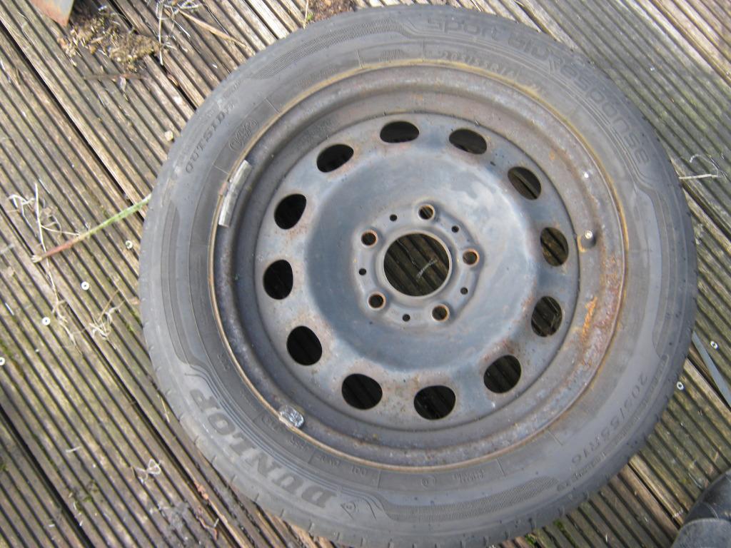 1 roue de secours avec bande 16 pour BMW, Enlèvement ou Envoi, Utilisé