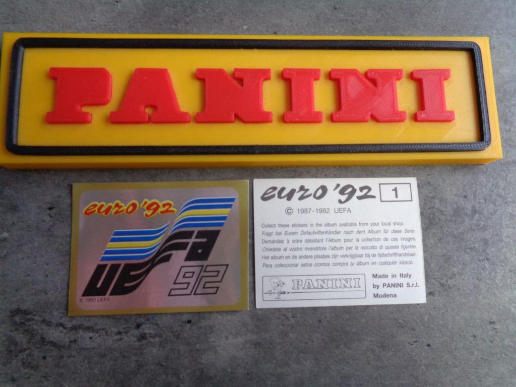 AUTOCOLLANTS DE FOOTBALL PANINI LOGO EURO 92 EC, Enlèvement ou Envoi, Autocollant