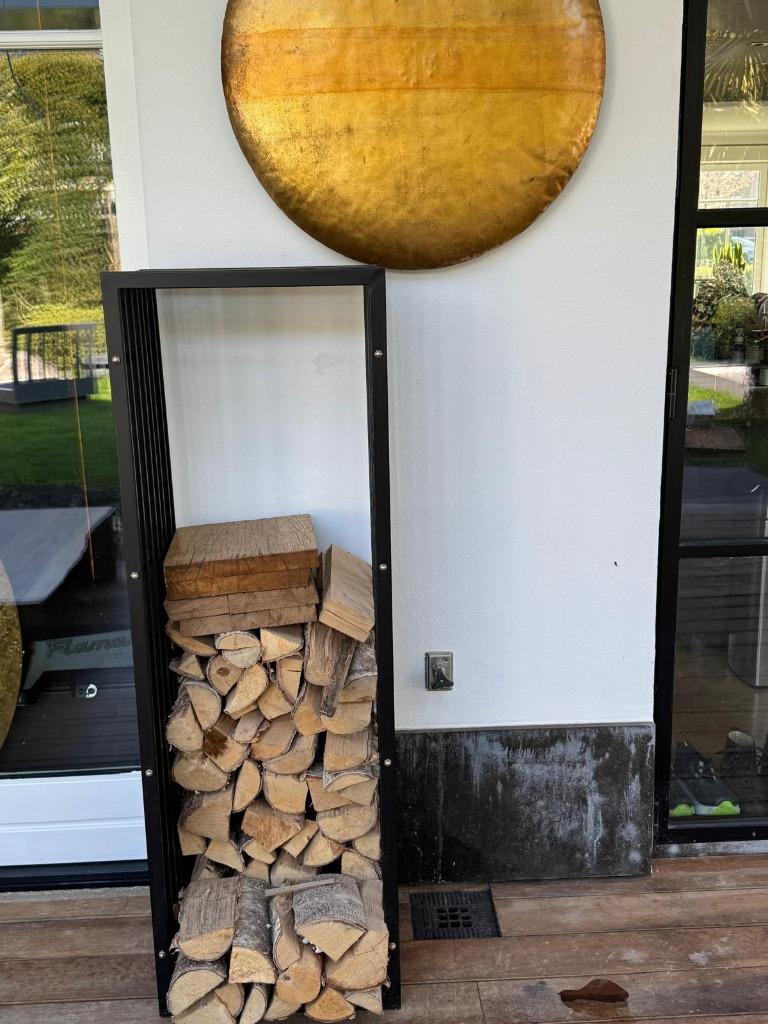 Design haardhoutrek twee stuks ZGAN, Ophalen, Zo goed als nieuw