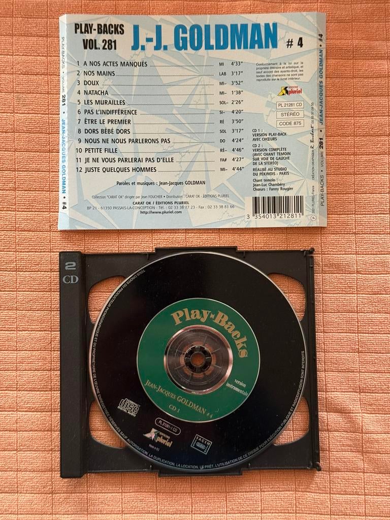 Double CD Jean-Jacques Goldman, CD & DVD, Enlèvement ou Envoi, Comme neuf