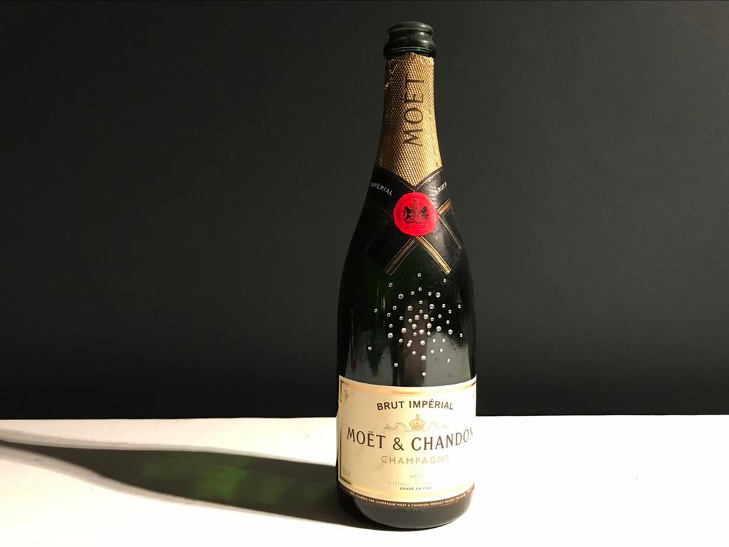 Flacon vide Moët&Chandon Fabulous avec cristaux Swarovski, Collections, Enlèvement ou Envoi, Comme neuf