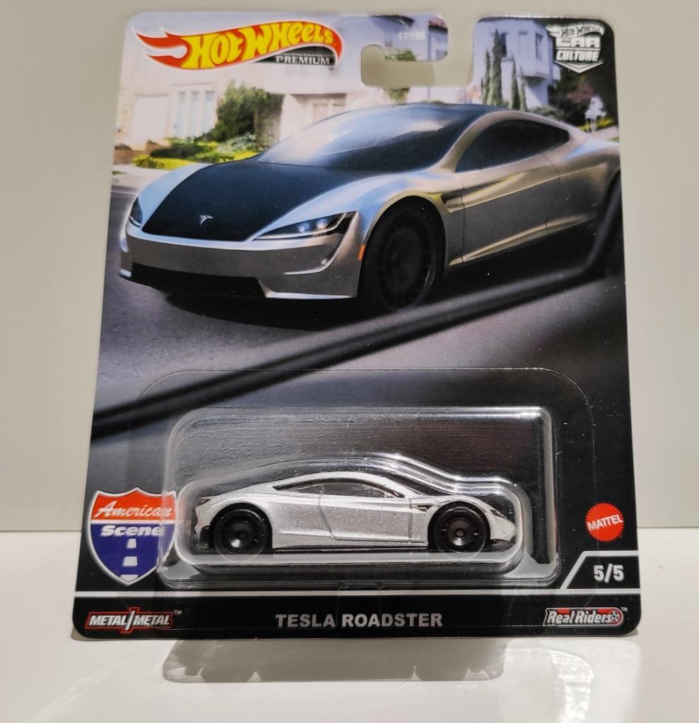 Hot Wheels Tesla Roadster American Scene (uit 2022) 1/64, Enlèvement ou Envoi