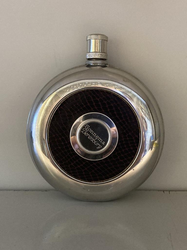 Heupfles Sonnema Berenburg, Verzamelen, Glas en Drinkglazen, Gebruikt, Overige typen, Ophalen of Verzenden