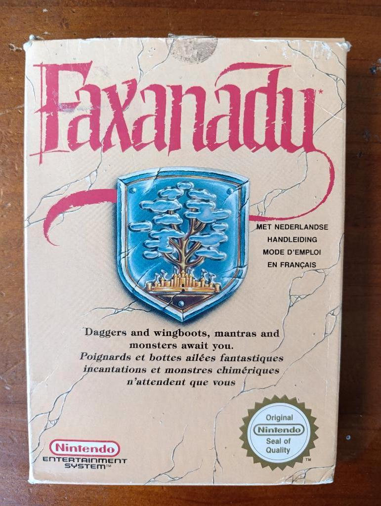 Faxanadu Nintendo NES en boîte avec notice, Consoles de jeu & Jeux vidéo, Enlèvement ou Envoi