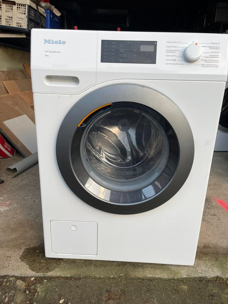 Miele wasmachine 8kg, Elektronische apparatuur, Wasmachines, Ophalen, 1200 tot 1600 toeren, 8 tot 10 kg, Zo goed als nieuw