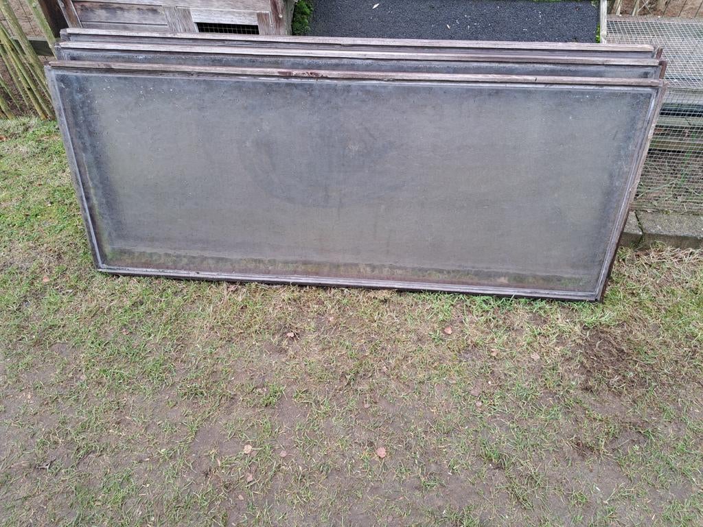 3 ramen met houten kader voor kweekkas, Tuin en Terras, Kassen, Ophalen, Kweekkas