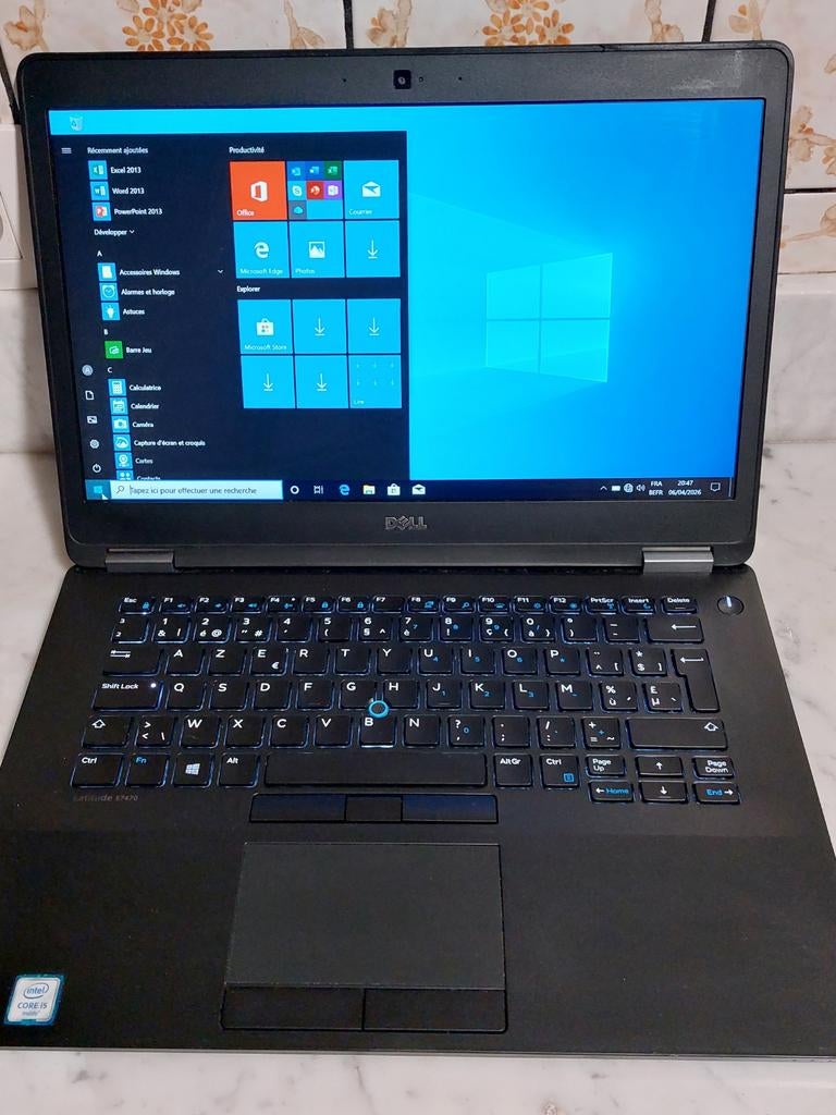 Pc portable DELL Latitude E7470, i5 , 16 Ram,, Enlèvement, 14 pouces, SSD