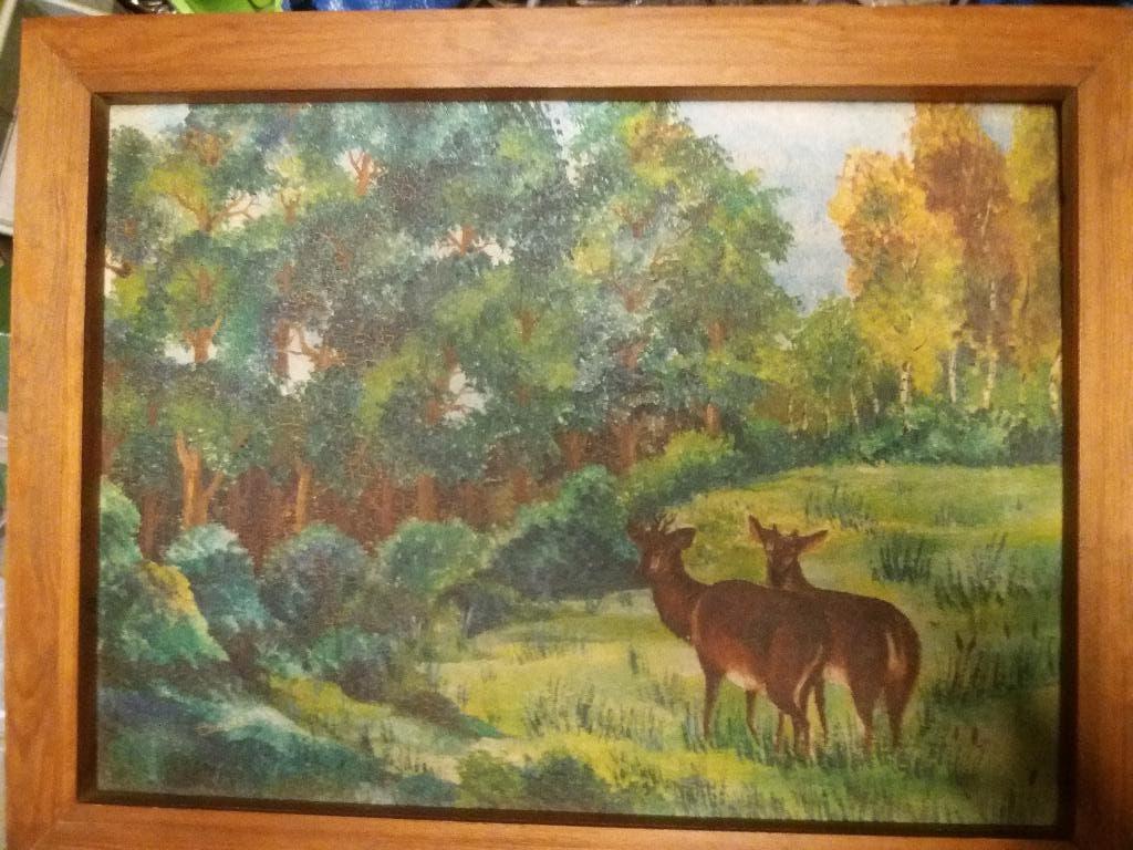 Peinture sur Bois des années 1950, Enlèvement