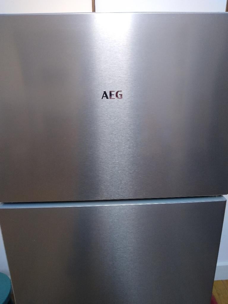 AEG fridge freezer, Electroménager, 120 à 140 cm, Avec compartiment congélateur, Enlèvement, Utilisé