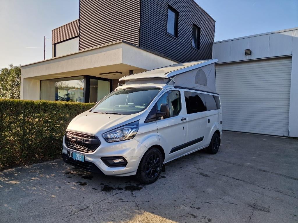 Ford Nugget Plus 150 PK Automaat - Boiler, ACC, Luifel, Caravanes & Camping, Camping-cars, Jusqu'à 5, Siège standard, Auvent, Ford