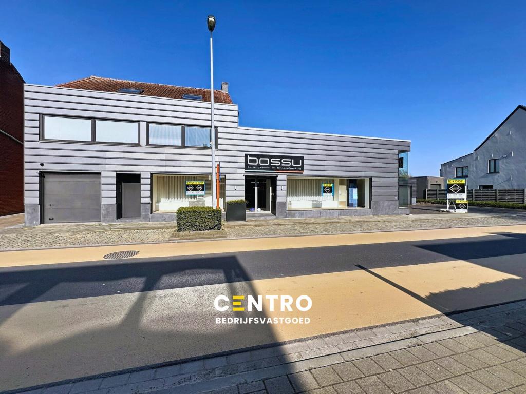 TE KOOP - Kantoor met woonst, Immo, Huizen en Appartementen te koop, 1000 tot 1500 m², Provincie West-Vlaanderen, Woning met bedrijfsruimte