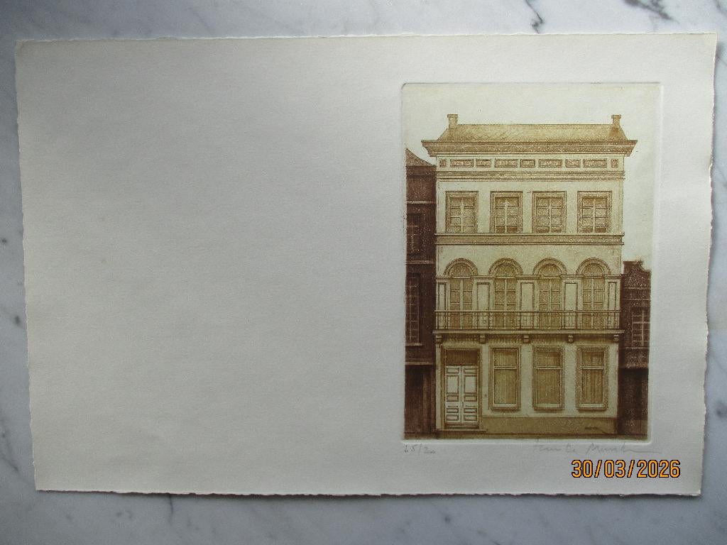 originele ets huis op de Grote Markt Dendermonde, Envoi