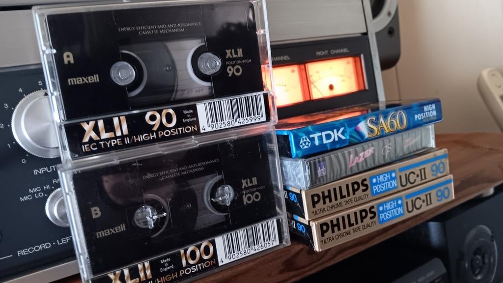 6x chrome type 2 /, Audio, Tv en Foto, Cassettedecks, Verzenden