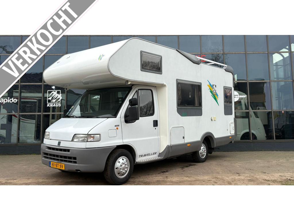 Knaus Traveller 595 FaceToFace,Fietsendrager, Alkoof, Treinzit, Bedrijf, 6 tot 7 meter