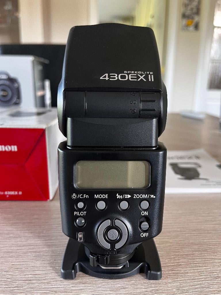 Canon Speedlite 430EX II – Excellent état – Boîte + manuel, Enlèvement ou Envoi, Comme neuf, Canon