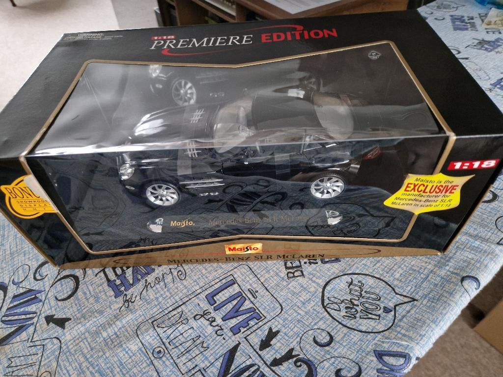 Mercedes Benz SL MCLAREN PREMIERE Edition merk Maisto, Ophalen of Verzenden, Nieuw, Maisto