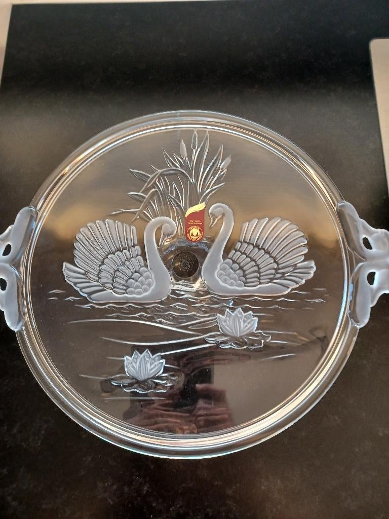 Plat à gâteau en cristal, Antiquités & Art, Enlèvement