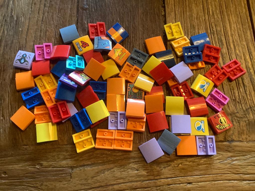 Lego slopes Curved 76 stuks / 636-4, Ophalen of Verzenden, Zo goed als nieuw, Losse stenen, Lego