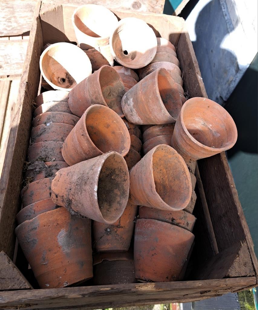 Potten potjes oude handgemaakte potjes decoratie, Ophalen