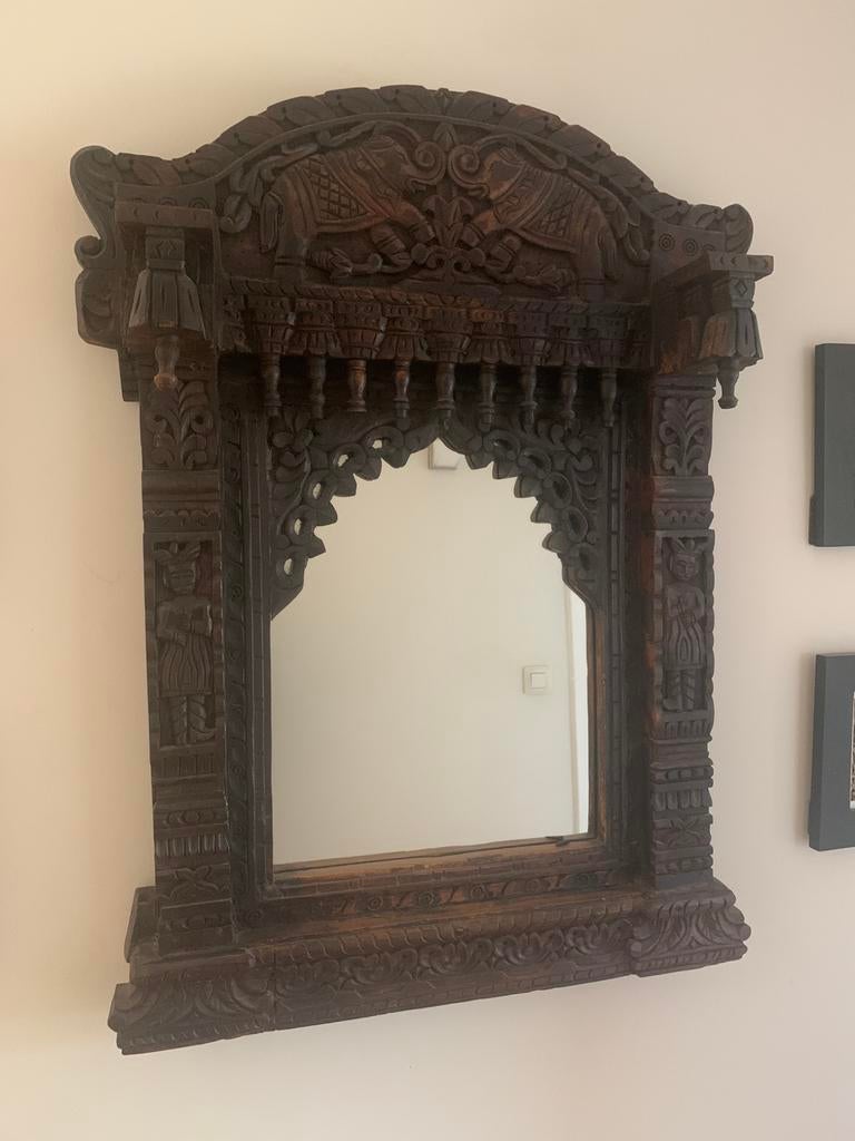 Spiegel Indisch/ Koloniaal, Antiek en Kunst, Antiek | Spiegels, Ophalen