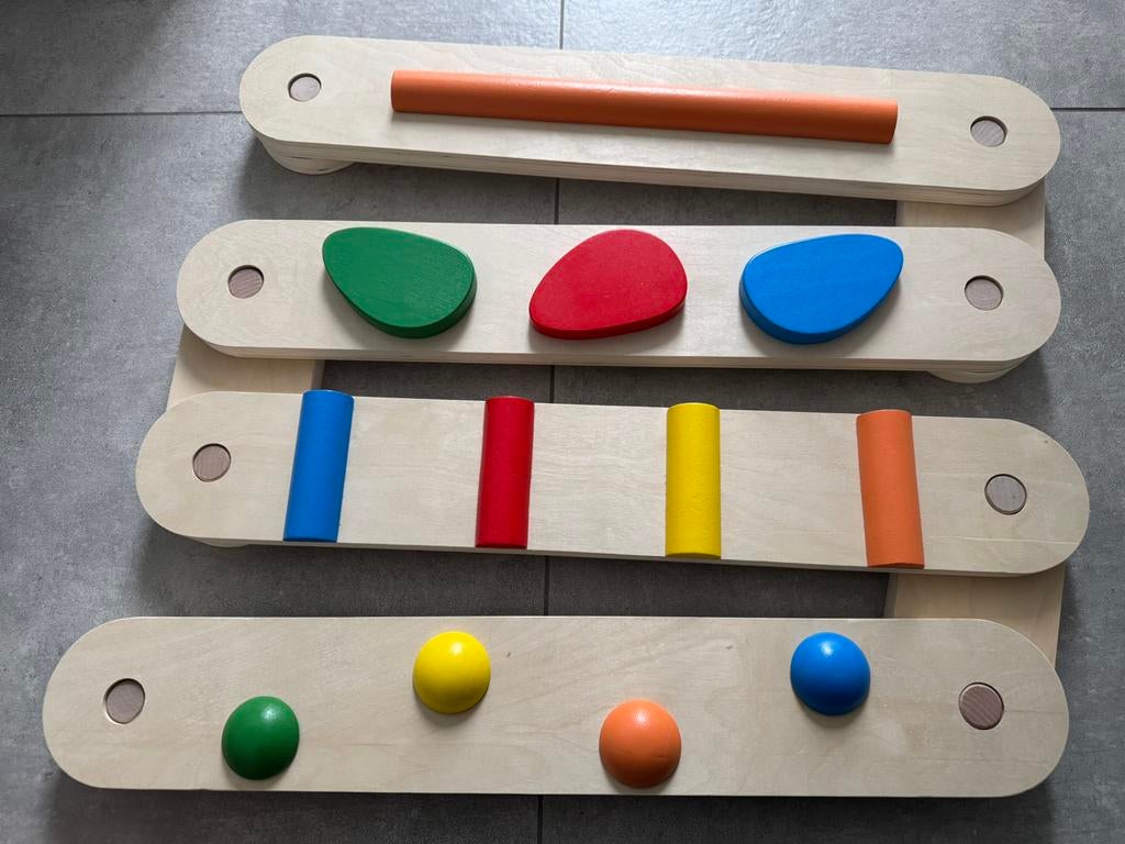 Houten evenwichtsbalk Montessori, Kinderen en Baby's, Ophalen, Zo goed als nieuw