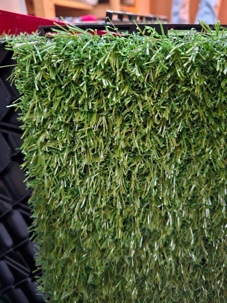 IKEA RUNNEN kunstgras — 0,81 m² — 9 tegels, Ophalen of Verzenden, Nieuw, Minder dan 10 m², Kunstgras