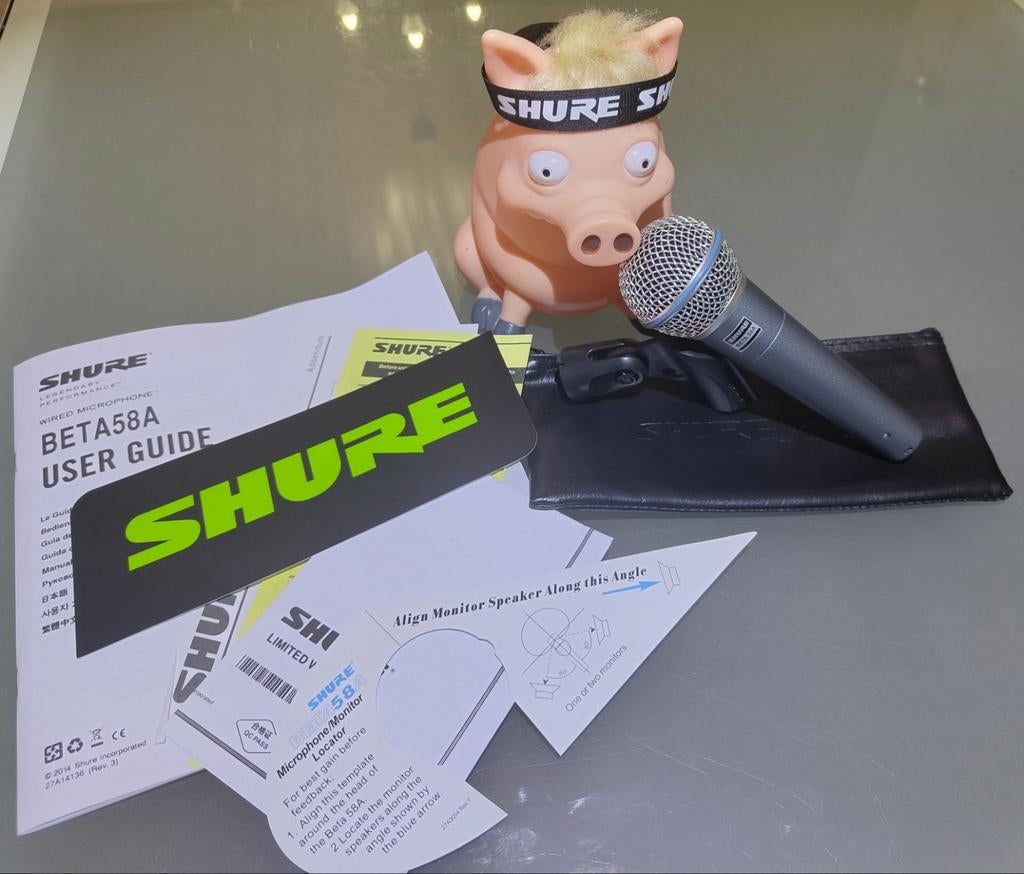 Shure Beta 58A dynamisch gloednieuw, Muziek en Instrumenten, Microfoons, Ophalen of Verzenden