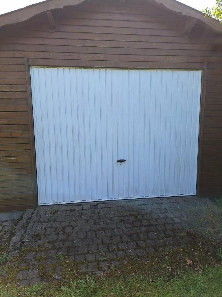 Witte garagepoort, Tuin en Terras, Ophalen, Gebruikt, Overige typen