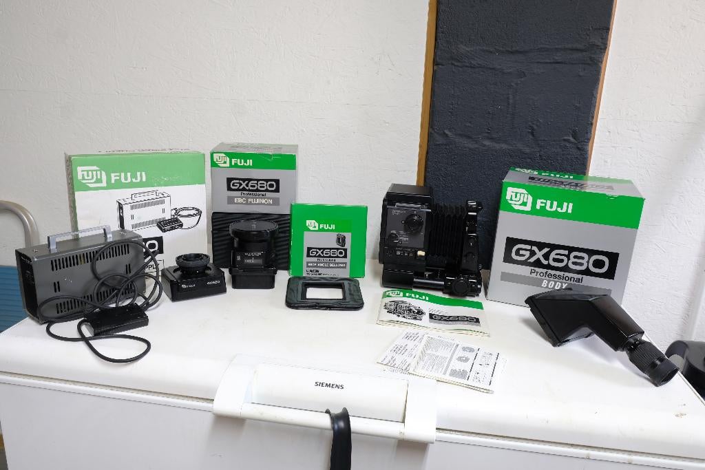 Moyen format Fuji Fujifilm GX680 gx 680 + optique 80mm, Enlèvement, Utilisé, Reflex miroir, Fuji