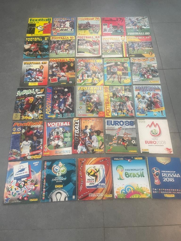 Verzameling complete Panini albums, Ophalen of Verzenden