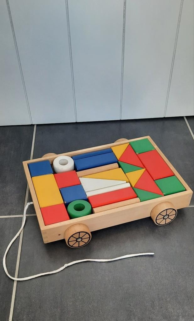 Chariot à blocs en bois Ikea, Enlèvement, Utilisé