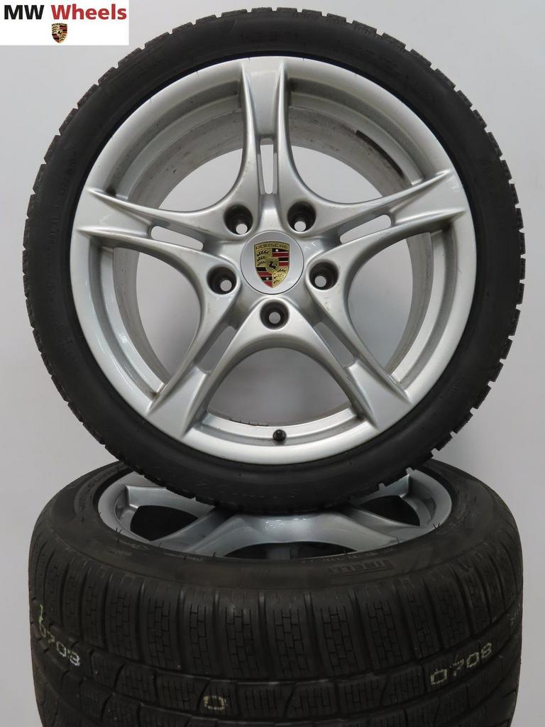 Originele Porsche Boxster Cayman 18 inch velgen winterbanden, 18 inch, Gebruikt, -, -