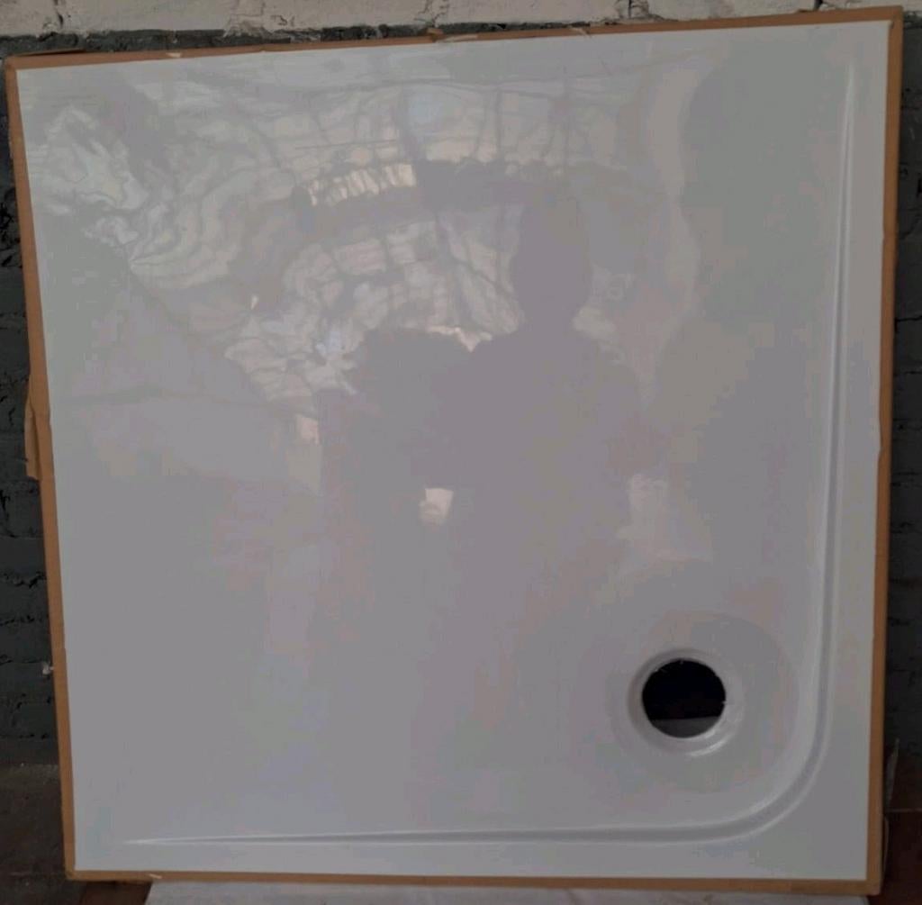 Receveur de douche en céramique - 90 cm / 90 cm, Bricolage & Construction, Sanitaire, Enlèvement ou Envoi, Neuf, Douche