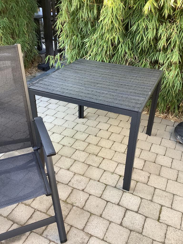 Tuintafel en stoelen, Tuin en Terras, Ophalen, 4 zitplaatsen, Tuinset, Eettafel