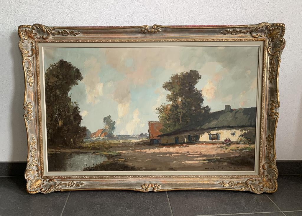 Olieverf Henri Joseph Pauwels 1903-1983 Schilderij, Enlèvement