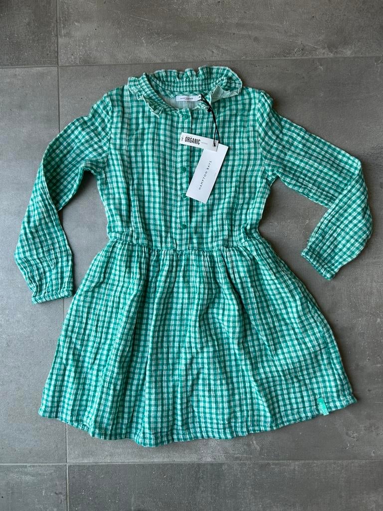 Hampton bays - Groene jurk. Maat 128. Nieuw, Ophalen of Verzenden, Nieuw, Meisje, Jurk of Rok