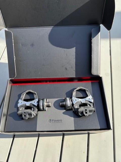 Favero Assioma DUO Racefiets Powermeter, Fietsen en Brommers, Fietsonderdelen, Kunststof, Zo goed als nieuw, Favero, Racefiets