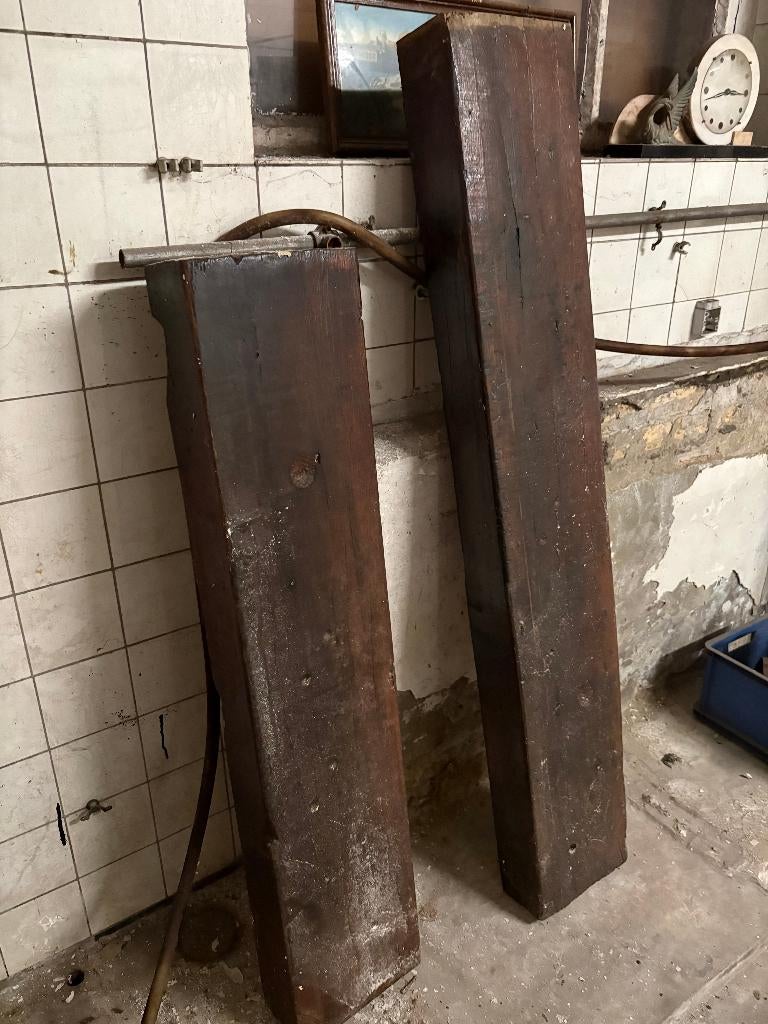 balken massief eik, Ophalen, Eiken